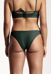 Surf Bikini Hose „Mako“ in Nachtgrün 4