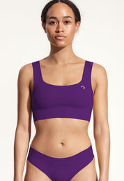 U.W.W. Crop Top in purple