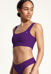 U.W.W. Crop Top in purple