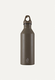 Oy × Mizu, 750ml Edelstahl Trinkflasche in Dunkelgrau