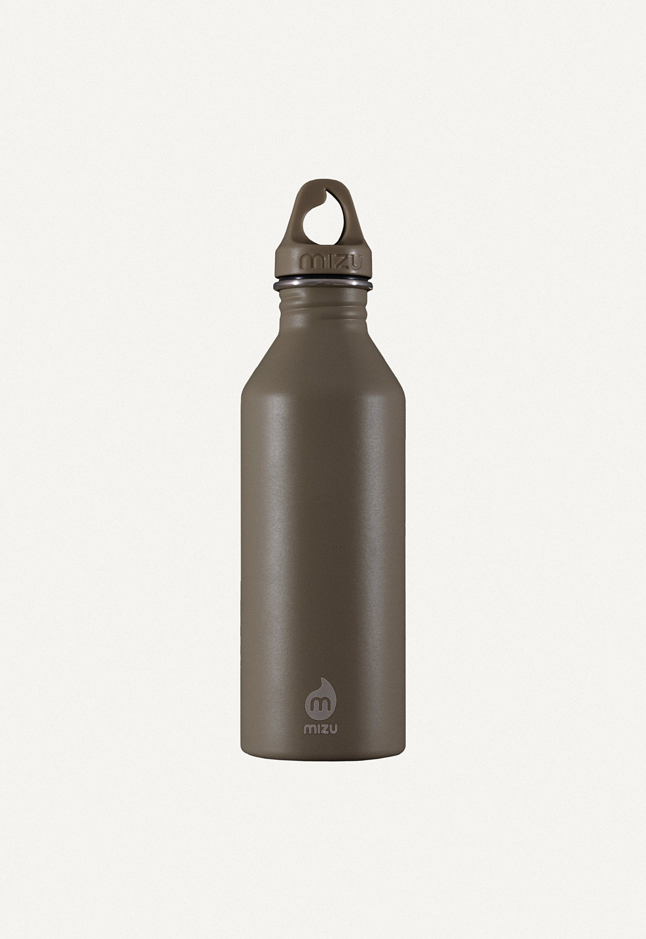 Oy × Mizu, 750ml Edelstahl Trinkflasche in Dunkelgrau