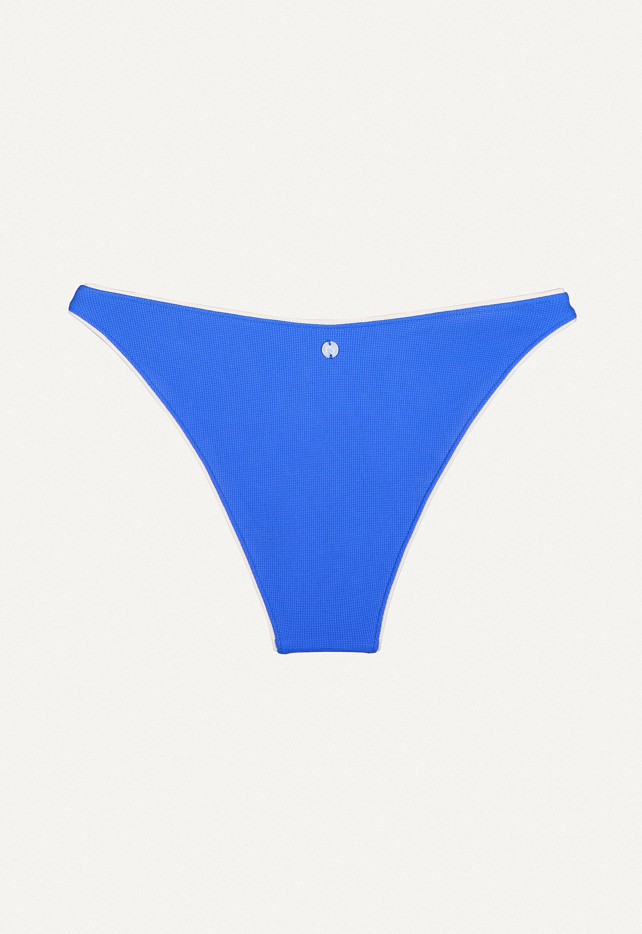 Bikini Hose „Notos“ in Tiefseeblau Piqué