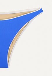 Bikini Hose „Notos“ in Tiefseeblau Piqué