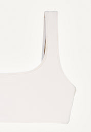 Bikini Oberteil „Vento“ in Cremeweiss Piqué