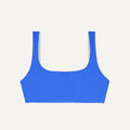 Bikini Oberteil „Vento“ in Tiefseeblau Piqué