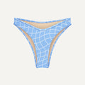 Bikini Hose „Notos“ in Blue Pool Print Frottee