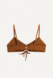 Bikini Oberteil „Joran“ in Kupfer Shiny