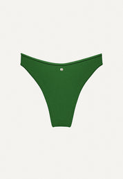 Bikini Hose „Notos“ in Dunkelgrün Frottee
