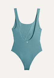 Swimsuit "Zephyr" ice blue shine