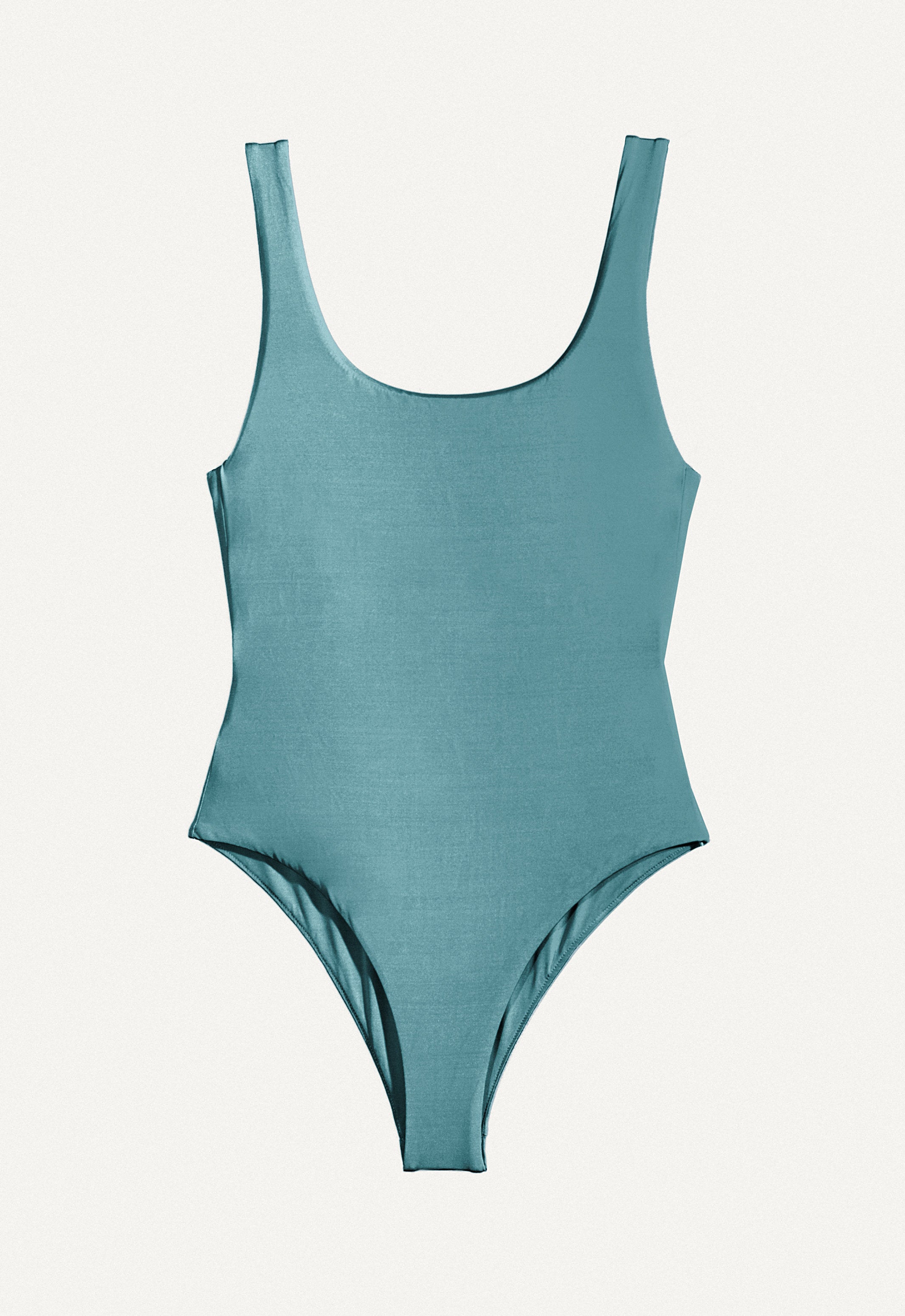 Swimsuit "Zephyr" ice blue shine