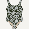 Badeanzug „Zephyr“ in Unreal Zebra Print Frottee