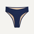 Bikini Hose „Calima“ in Dunkelblau Frottee