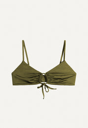 Bikini Top "Joran" pine green shine