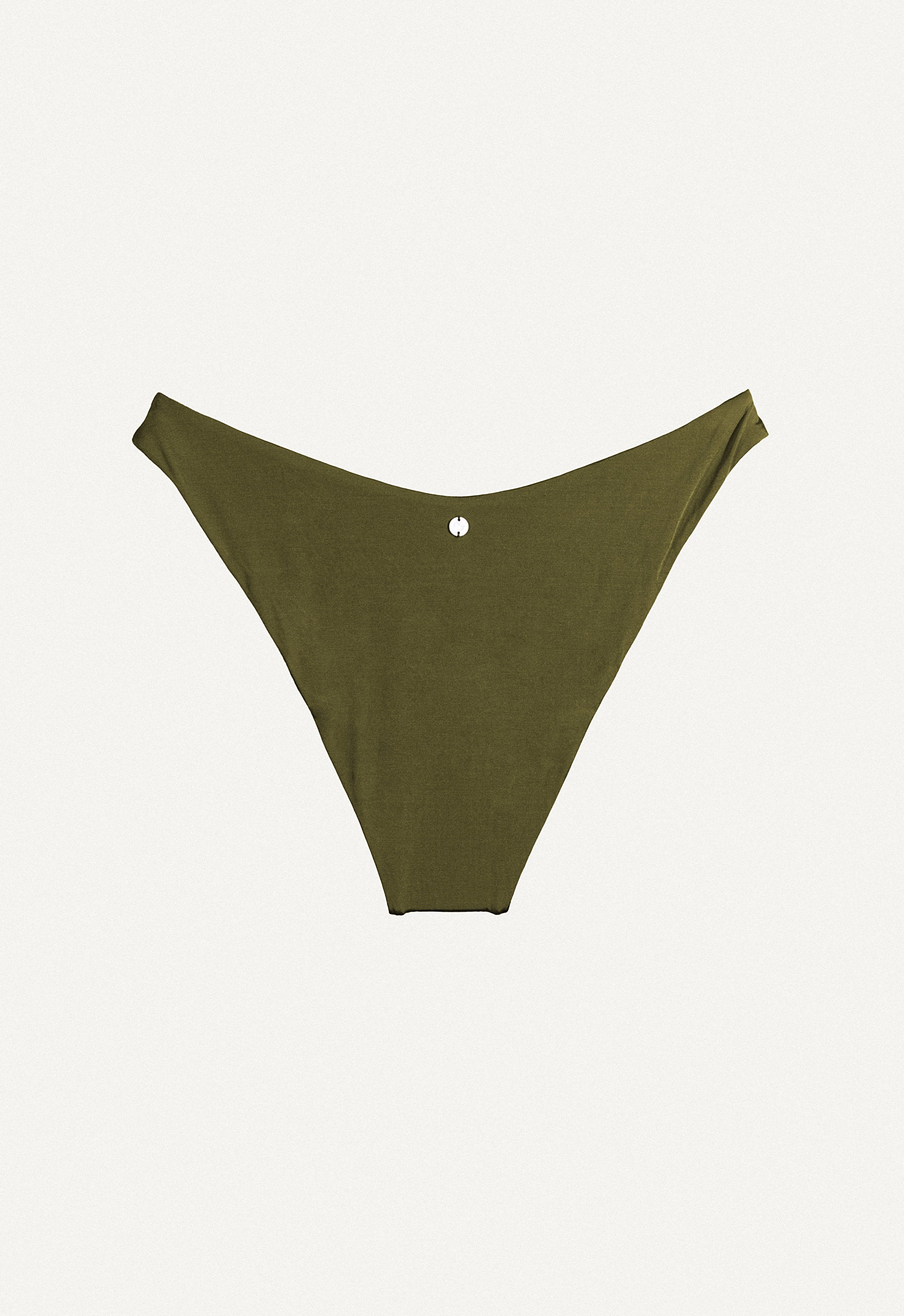 Bikini Hose „Notos“ in Piniengrün Shiny