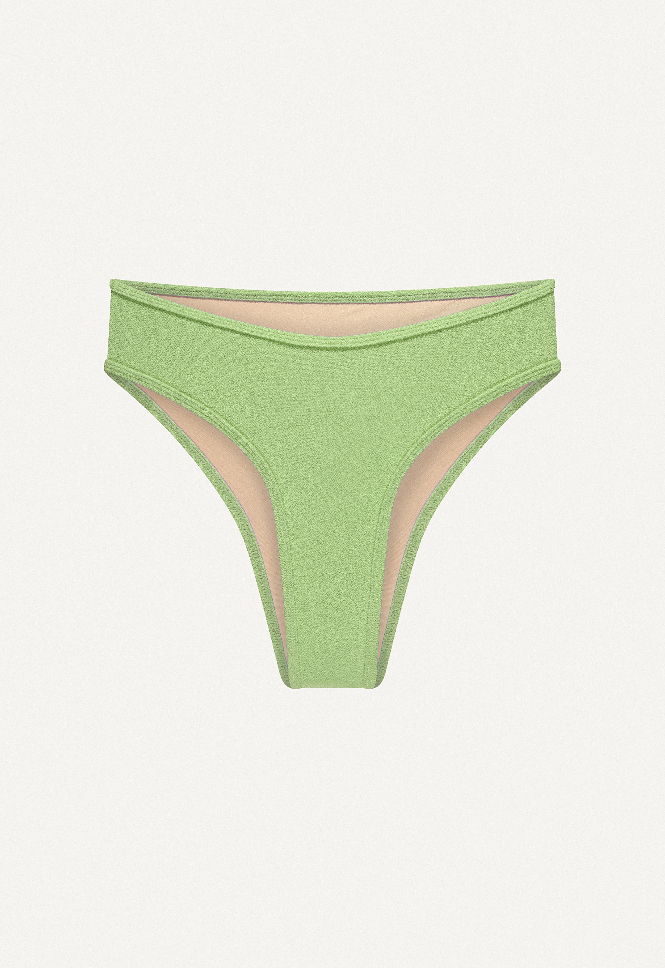 Bikini Bottom "Calima" in linden green terry