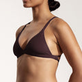 Surf Bikini Oberteil „Esox“ in Auberginenviolett