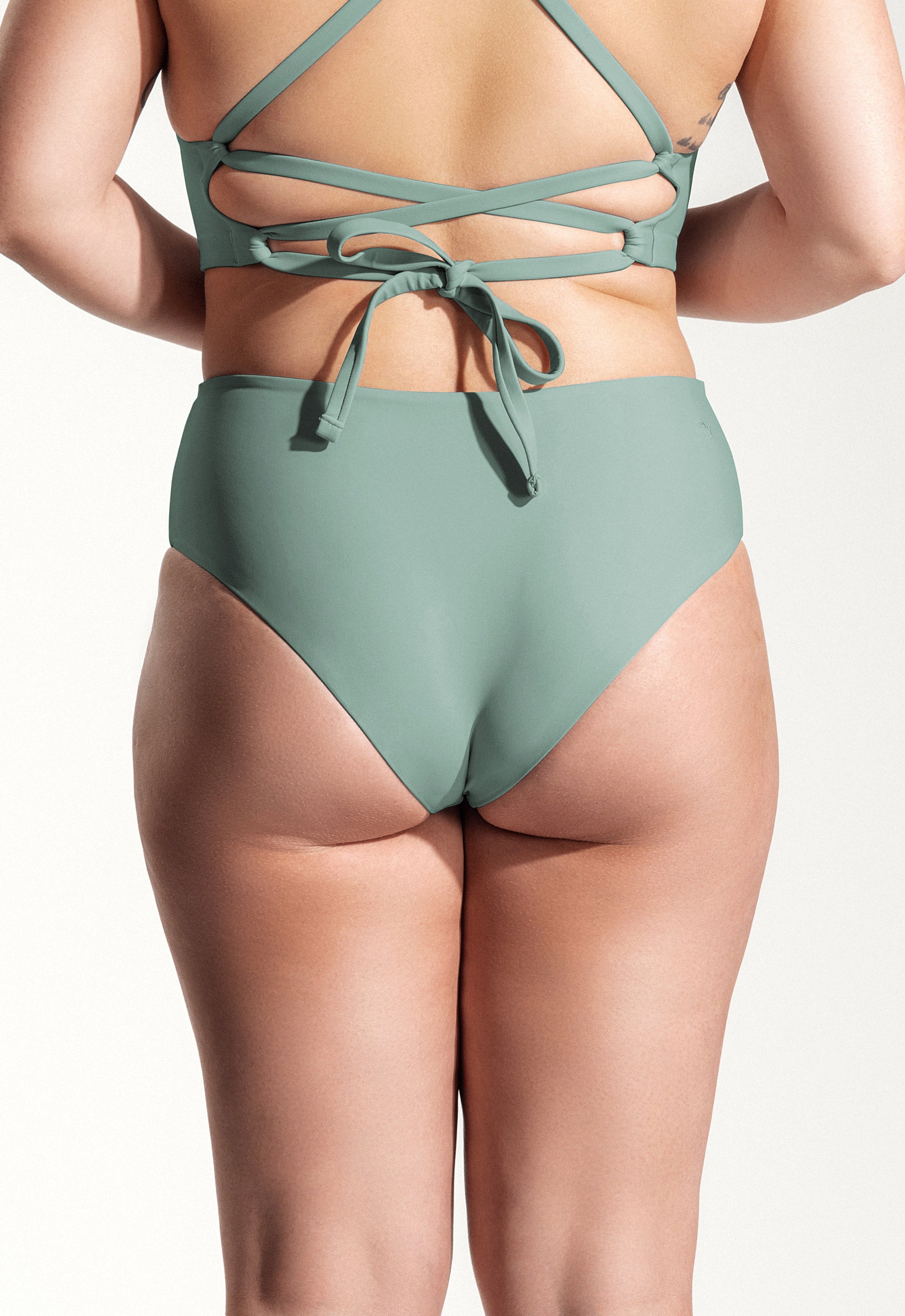 Surf Bikini Bottom "Fugu" in ice blue