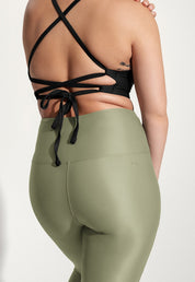 Surf & Yoga Leggings “Larimar” in sage green