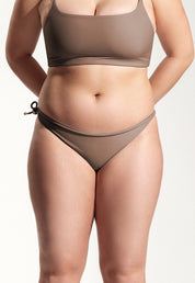 Surf Bikini Bottom "Mako" in brown