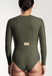 Surfsuit "Orfe" in pine green