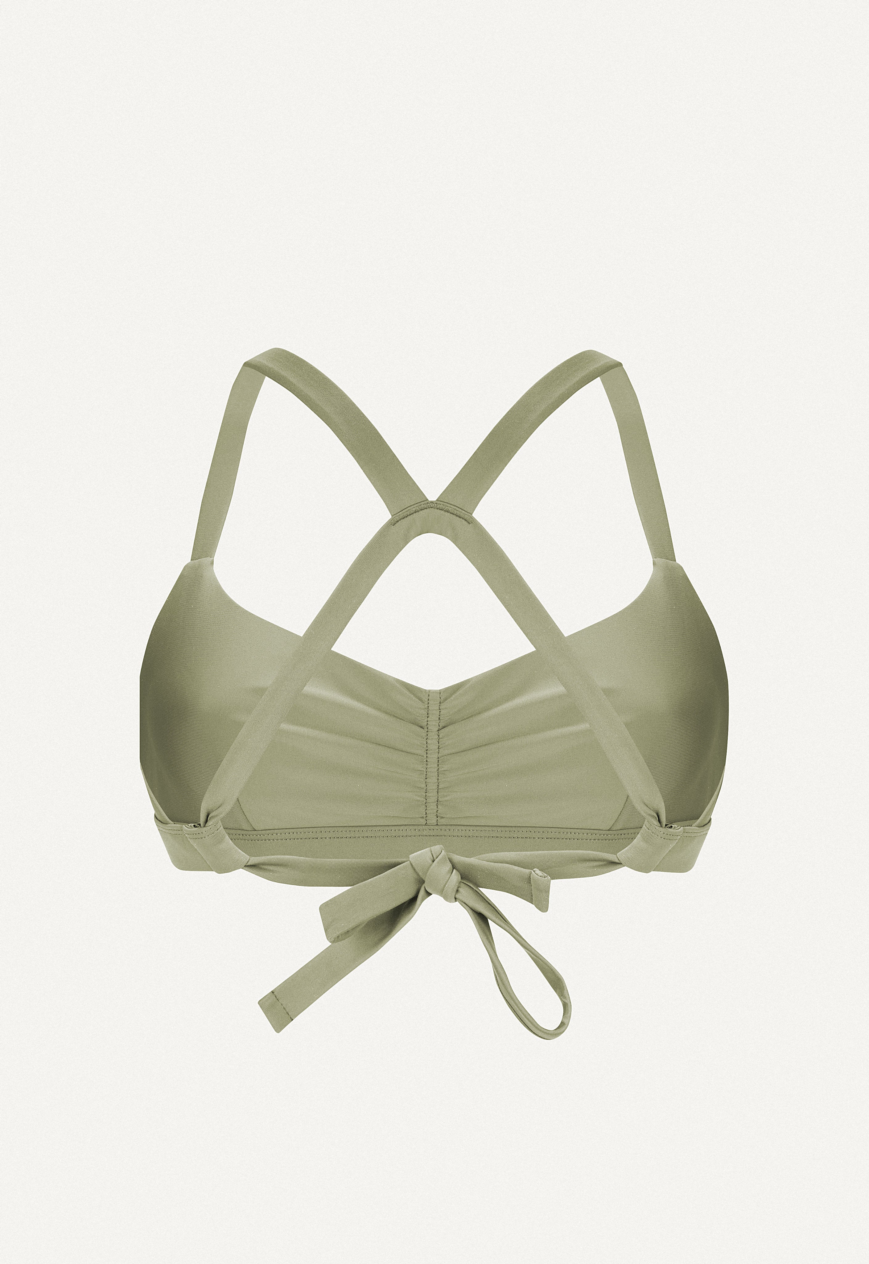 Surf Bikini Oberteil „Hoki“ in Salbeigrün