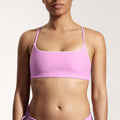Surf Bikini Oberteil „Buri“ in Baby Pink