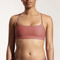 Surf Bikini Oberteil „Buri“ in Lehmrot