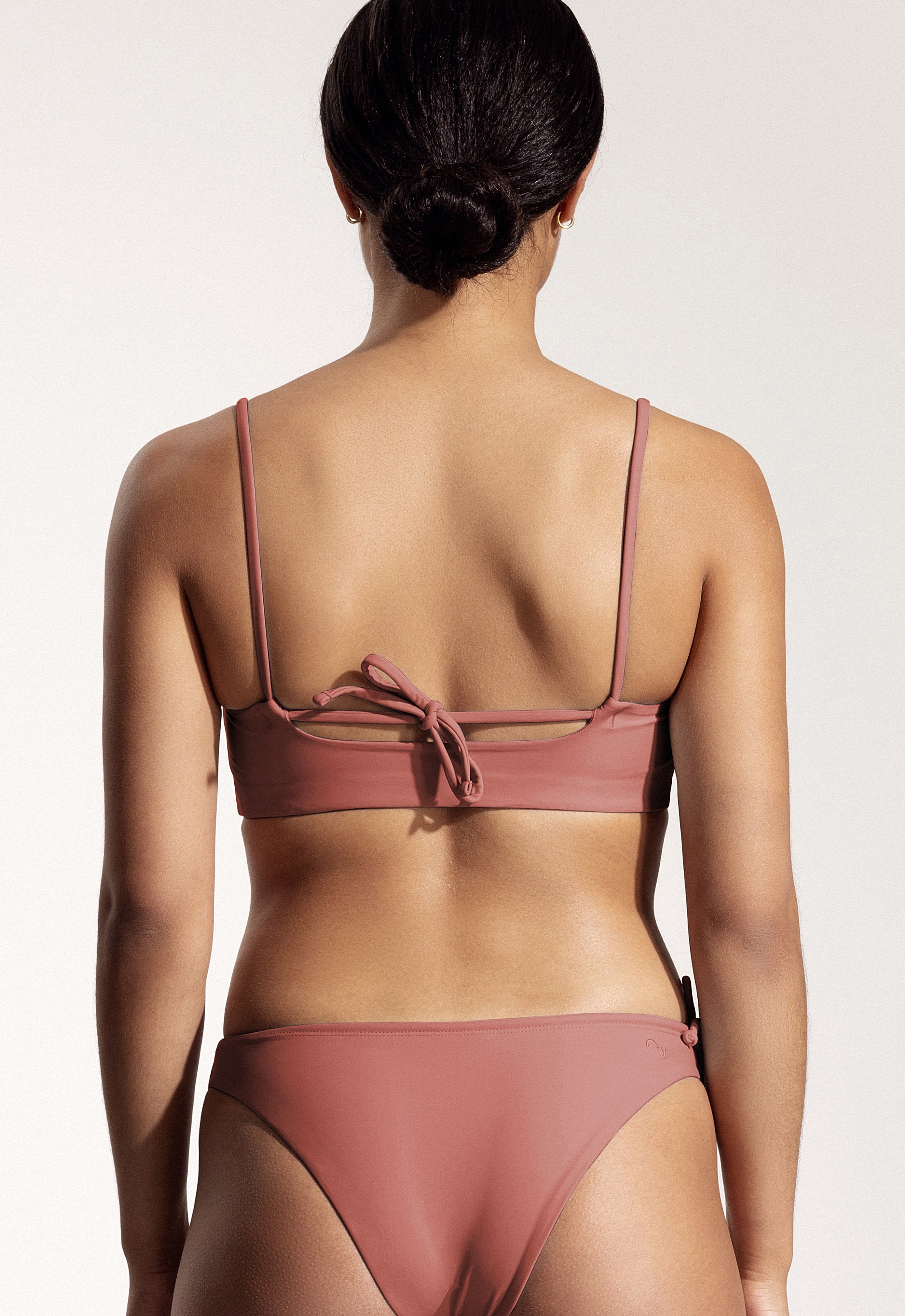 Surf Bikini Top "Buri" in clay red