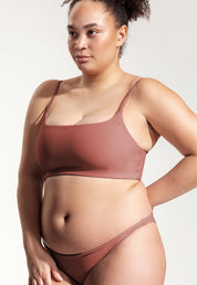 Surf Bikini Top "Buri" in clay red