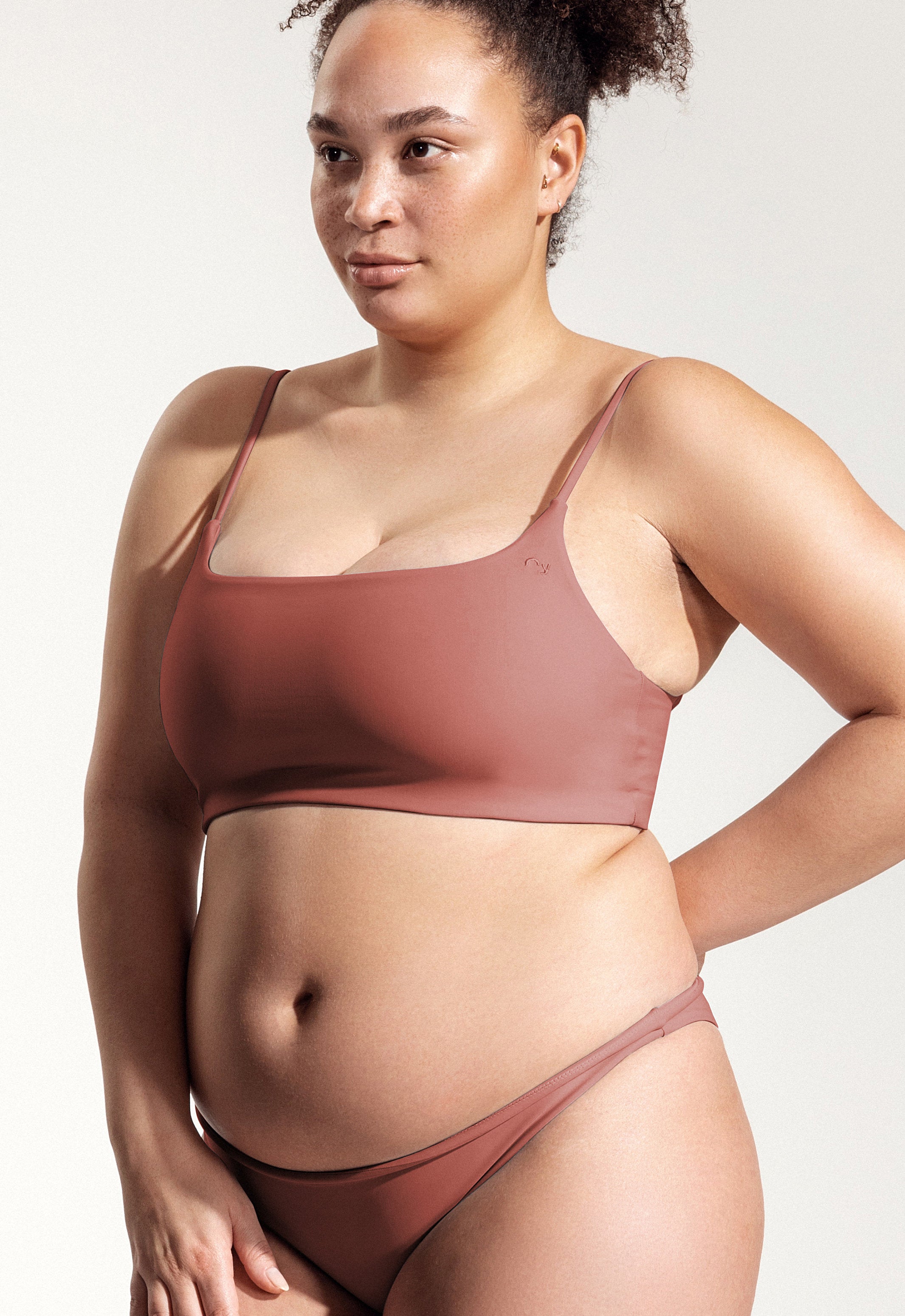Surf Bikini Top "Buri" in clay red