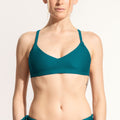 Surf Bikini Oberteil „Dace“ in Petrolblau