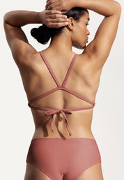 Surf Bikini Top "Esox" in clay red