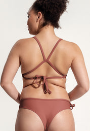 Surf Bikini Top "Esox" in clay red