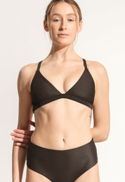 Surf Bikini Top "Esox" in dark brown