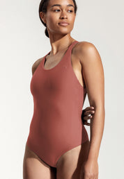 Surf Swimsuit "Kelt" in clay red