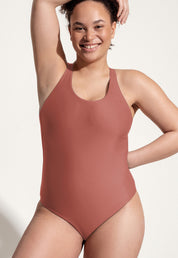 Surf Swimsuit "Kelt" in clay red