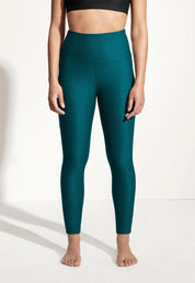 Surf & Yoga Leggings "Larimar" in petrol blue