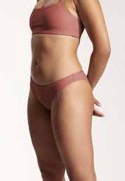Surf Bikini Hose „Mako“ in Lehmrot