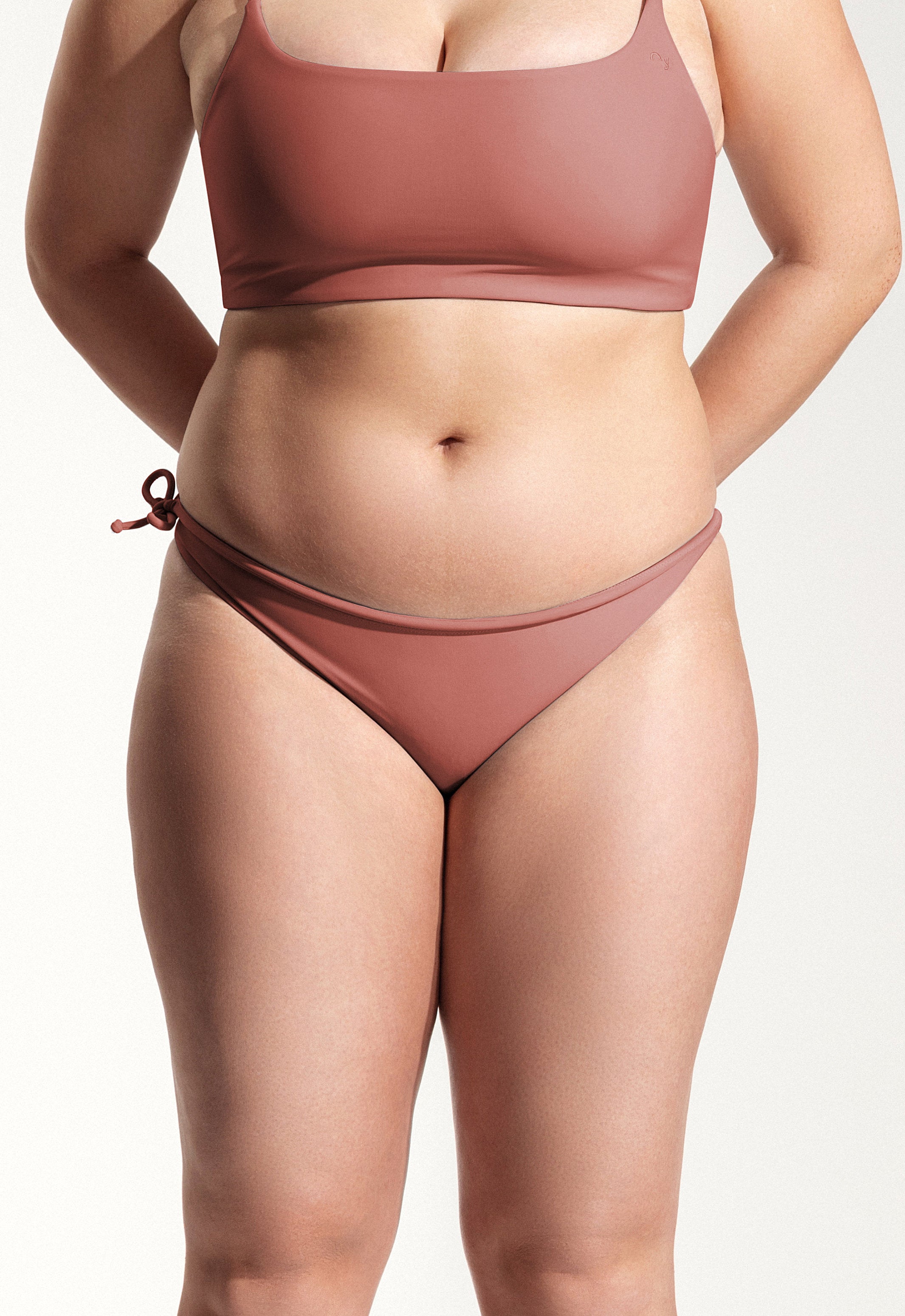 Surf Bikini Hose „Mako“ in Lehmrot