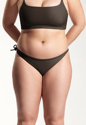 Surf Bikini Hose „Mako“ in Dunkelbraun