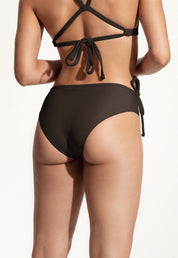 Surf Bikini Bottom "Opah" in dark brown