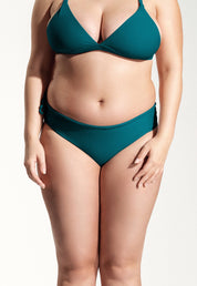 Surf Bikini Bottom "Opah" in petrol blue