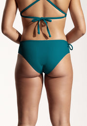 Surf Bikini Bottom "Opah" in petrol blue