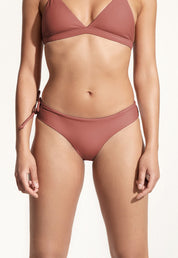 Surf Bikini Hose „Tope“ in Lehmrot