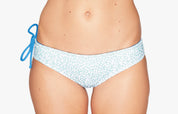 Surf Bikini Hose „Brasil“ in Square Dots Print & Baltimora Blau 1