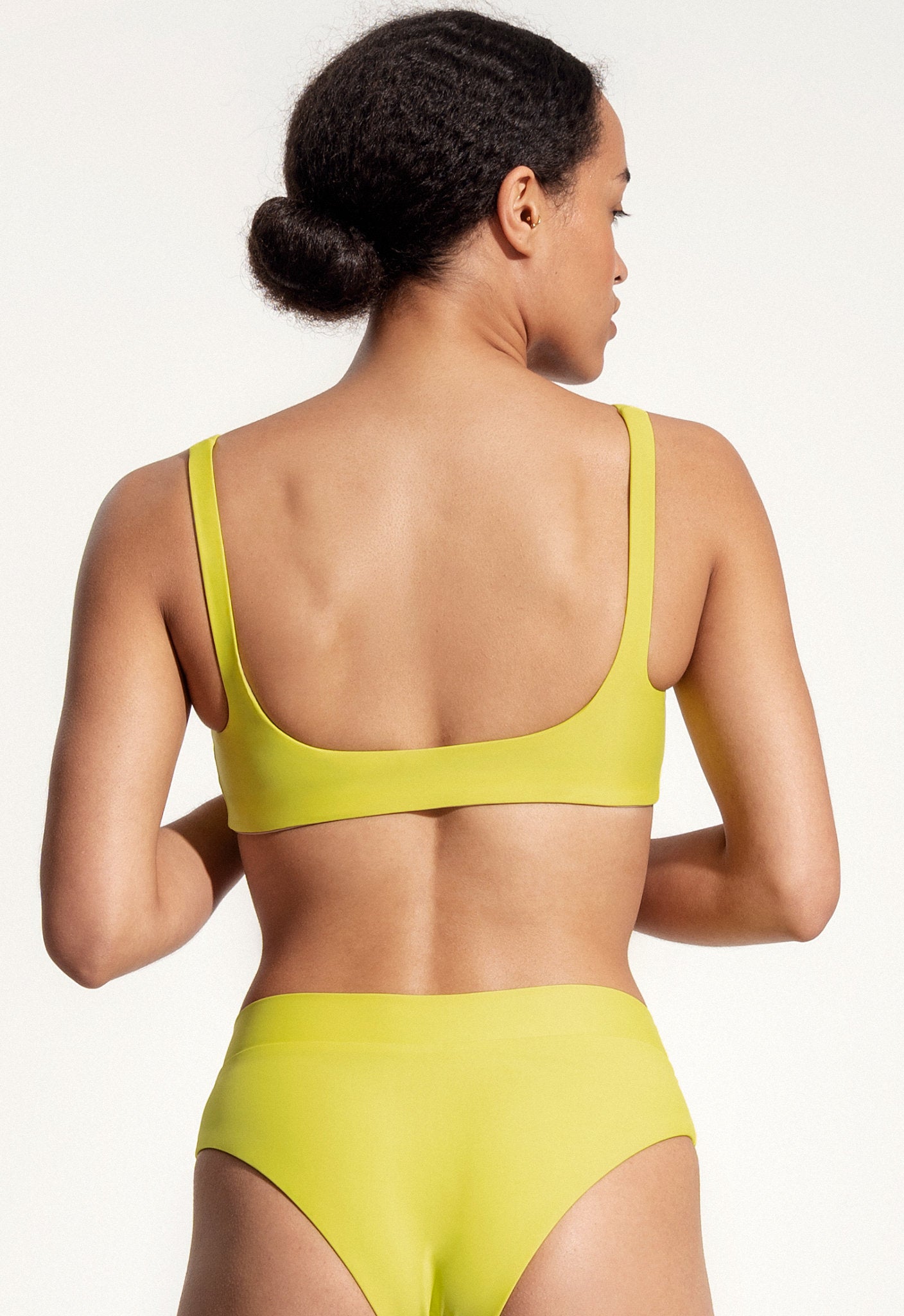 Bikini Oberteil „Vento“ in Lime Gelb -m-t