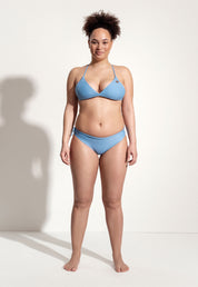 Surf Bikini Oberteil „Alma“ in Misty Blau 1