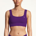 U.W.W. Crop Top in Violett